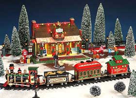 model train christmas